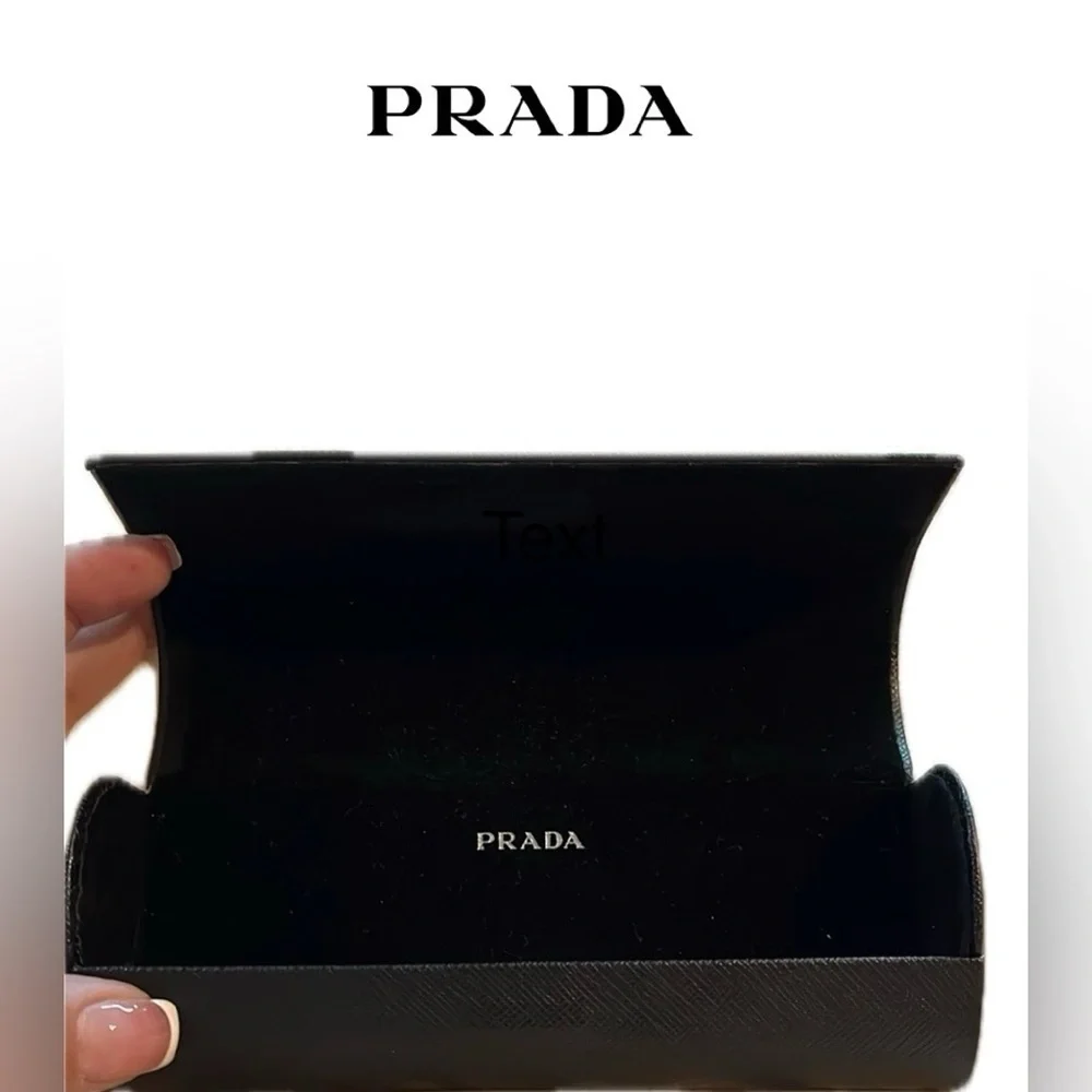 PRADA Women’s Eyeglass Case, Black